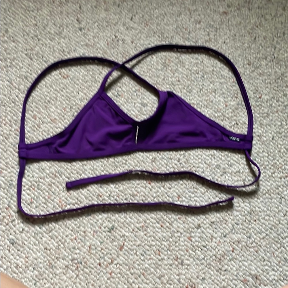 Jolyn Clothing Purple Intimates Bra with Adjustable Straps. Like NEW